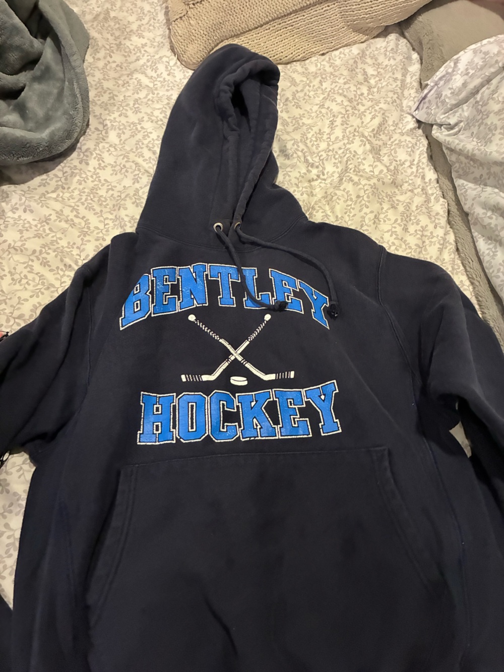 Champion Navy Bentley Hockey Pullover Hoodie